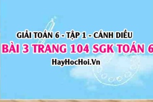 Giải bài 3 trang 104 Toán 6 Tập 1 SGK Cánh Diều: Xếp hình bình hành